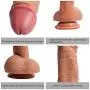 7.87" Ladies Selfie Toy with Powerful Suction Cup, Soft and Realistic Hand Massage CHUKRUK0916