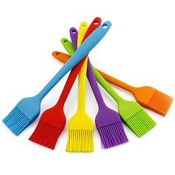 Hjyi Silicone Kitchen large all-inclusive hardware core brush Barbecue Brush sweeper baking tool silicone kitchenware (six-piece set)