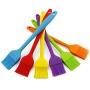 Hjyi Silicone Kitchen large all-inclusive hardware core brush Barbecue Brush sweeper baking tool silicone kitchenware (six-piece set)