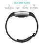 Hanlesi Bands Compatible with Fitbit Charge 2, Soft Silicone Breathable Fashion Sport Strap for Fit bit Charge2 Replacement Original Accessory