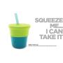 Silicone Straw Cup - Teal