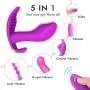 Wytinug Toy Wireless Remote Silicone Famale Powerful Funny Toy - Muti-Speed Quiet Electric Wearable Vibe Plug