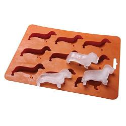 Silicone mold, hound ice tray, puppy ice tray,Dachshund Ice Cube Tray Silicone Dog Shape Mold Candy Making Gelatin Setting