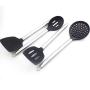 UnitedCAheart 304 9 Set Shovel Stainless Steel Silicone Kitchenware Non-Stick Special Spatula High Temperature Cooking Shovel Kitchenware Set