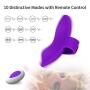 Wearable Vibrator Clitoral Panty Massager - Adorime Adjustable Buckle Clitoris Stimulator with 10 Modes, Waterproof Butterfly Vaginal Adult Toy with Remote, Rechargeable Sex Thing for Women & Couple