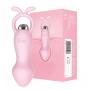 ROITB Silicone Vibrator Massage for Men/Women - 3 Speed Change and 7 Frequencies Vibrator Toy - Anal Beads -USA Shipping (Pink-B)