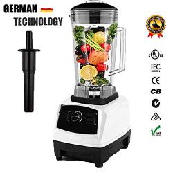 Eu/Us Plug G5200 3Hp 2200W Commercial Blender Mixer Juicer Power Food Processor Smoothie Bar Fruit Electric Blender,White Full Parts2,Uk Plug