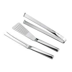 New BBQ Grilling Tools 3Piece Stainless Steel Barbecue Set Barbecue Accessories