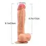 9.1 Inch Huge Size Handsfree Female Personal Silicone Massager Lifelike Big Monster Massage Wand