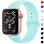 TIMTU Sport Band Compatible with Apple Watch Band 40mm 38mm 42mm 44mm, Soft Silicone Strap Replacement for Apple Watch Series 5 4 3 2 1 for Women/Men