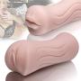 Pocket Pussy Male Masturbators Sex Toys 3D Realistic Mouth and Vagina Masturbator Oral Sex Male Masturbation Cup, Silicone Virgin Anus Love Doll for Couples Men Masturbation