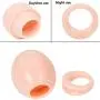 2Pcs/Set Male Foreskin Restoration Rings Sleeve Silicone Cock Ring Penis Ring Delay Ring Penis Enhancement Erection Sex Toys Men