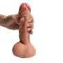 7.87" Ladies Selfie Toy with Powerful Suction Cup, Soft and Realistic Hand Massage CHUKRUK0916