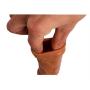 Reusable Condom Penis Sleeve Extender Black Silicone Penis Sleeve Extender Enlargement Male Chastity Sex Toys Extension Cock Sleeves Dick Sock Reusable Condoms for Men