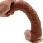 Skin Silicone Cóndom 12INCH Coffee Reusable Pênnís Sleeve Enlargement Toys for Men Chástity Clítoris Stímulator Pênnís Rings Delivery Discreet