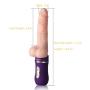 Big Powerful Thrusting Vibrator Dildo, Adult Sex Toys for Women Pleasure, EROCOME Rechargeable Silicone Clitorisl Vagina Stimulator Realistic Dilldo Massager