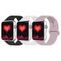 IYOU Sport Band Compatible with Watch Band 38MM 42MM 40MM 44MM, Soft Silicone Replacement Sport Strap Compatible with 2019 Watch Series 5 2018 Watch Series 4/3/2/1