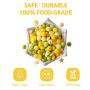 100pcs Silicone Teether Beads Food Grade Beige Series Nursing Accessories Yellow Series DIY Necklace/Bracelet Baby Pacifier Chain Jewelry Teething Toys Infant Gifts