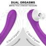 YCCLIFD Wand Massager Suction Vibration, Silicone Portable Waterproof Sucking Toys YCCLIFD