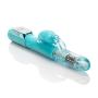 CalExotics Dazzle Xtreme Thruster ? Thrusting 12 Function Rabbit Vibrator - Waterproof Vibe Sex Toys for Couples ? Luxury Adult Hands Free G Spot Massager - Blue