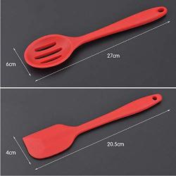 SKYyao Kitchen utensil set Silicone Kitchenware 10 piece set of cooking tools spatula shovel set silicone