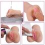 Lifelike Realistic Soft Silicone Female Self-Timer Gift Mens Torso Doll Female Adult Toy (Meat)