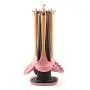 6 Pcs/Set Kitchen Wood Frame Silicone Kitchen Utensils Cooking Utensils Cooking Tool Sets Spoon Shovel Base Kitchenware Set