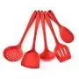 Kitchenware Set, Spatula Set - Silicone Kitchenware, Nonstick Cookware with Scraper Set, Kitchen Tool Kitchen Gadget, 5-piece set
