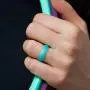 ThunderFit Silicone Rings Wedding Bands for Women 4 Pack - 5.5mm Wide - 2mm Thick