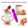 Cordless Wand Massager With 20 Modes,Wireless,Treatment，Massage，Personal Handheld Magic ,Rechargeable  Mini Decompression Silicone，Relieve Neck and Shoulder Pain and Exercise Recovery