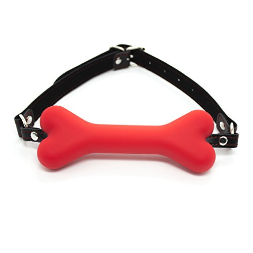 Raycity Mouth Silicone Ball Gag Dog Puppy Bone Stick Leather Harness Bondage Fetish Restraint Adults Sex Toys