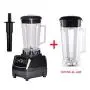 3Hp 2200W 2L Heavy Duty Commercial Professional Smoothie Blender Mixer Juicer Food Processor,Black Extra 2L Jar,Au Plug