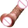 Winzfred 2 in 1 Double Heads Female Màstubatíon Six Toy Women Silicone Huge Dilo for Artificial Vagina Ass for Men Gay