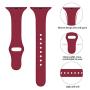 Zekapu Sport Band Compatible for Apple Watch 38mm 42mm 40mm 44mm, Soft Silicone Narrow Slim Sport Replacement Wristband for iWatch Series 5, Series 4, Series 3, Series 2, Series 1 Women