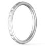 ThunderFit Thin and Stackable Silicone Rings, 8 Rings / 4 Rings / 1 Ring - Silicone Wedding Bands for Women - Diamond Pattern