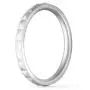 ThunderFit Thin and Stackable Silicone Rings, 8 Rings / 4 Rings / 1 Ring - Silicone Wedding Bands for Women - Diamond Pattern