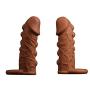 Extended Sleeve expands Silicone Penis Condom Expander to Expand Male Chastity Toys and Extend Reusable Condoms