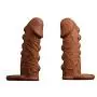 Extended Sleeve expands Silicone Penis Condom Expander to Expand Male Chastity Toys and Extend Reusable Condoms