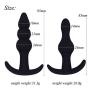 Knowwest Adùlt ?màl Beads Silicone B-ütt Plùg Sèx Product Toy for Anus Muscles Trainer Set