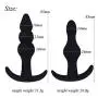 Knowwest Adùlt ?màl Beads Silicone B-ütt Plùg Sèx Product Toy for Anus Muscles Trainer Set
