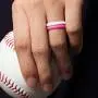 ThunderFit Womens Thin Swivel Rings, 10 Rings / 8 Rings / 4 Rings / 1 Ring - Stackable Silicone Wedding Rings - 2.5mm Wide - 2mm Thick