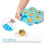 PRAMOO Silicone Egg Bites Mold and Steamer Rack Trivet with Handles, Compatible with Instant Pot Accessories, 2pcs/set for 6qt & 8qt Electric Pressure Cooker