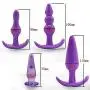6Pcs Purple Perfect Size Silicone Butt Plùgs Adult Toys for Couples Beginner