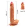 Huge Dildo,KANGVO 12" Liquid Silicone Dildo - Lifelike Huge Dong - Strong Suction Cup - Realistic and Extremely Soft Adult Toy - 100% Waterproof Big Size Adult Sex Toy (Flesh)