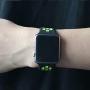 YC YANCH Compatible for Apple Watch Band 38mm 40mm 42mm 44mm,Soft Silicone Sport Band Replacement Wrist Strap Compatible for iWatch Apple Watch Series 4/3/2/1,Nike+,Sport,Edition, S/M M/L Size