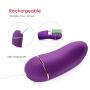 EROCOME Wireless Waterproof 12+1* -Frequency Silicone Vagina Love Egg Six Toys for Women Powerful Quiet and Long -Lasting Motor USB rechargeble（ Purple）
