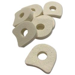 Soft Foam Pads Toe Separators Toe Spacers Corn Pads Toe Pads White Adhesive Foam 1-1/8? x 7/8? x 1/4? Thick