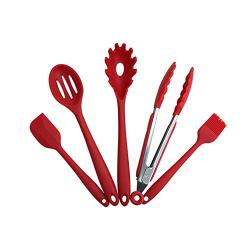 SKYyao Kitchen utensil set 10-piece Silicone kitchenware non-stick pan high temperature cooking spoon shovel set