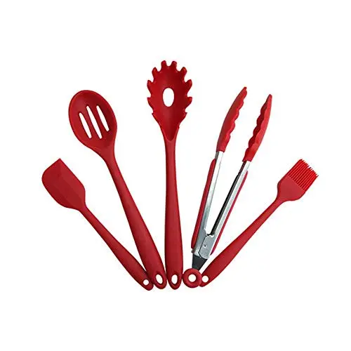 SKYyao Kitchen utensil set 10-piece Silicone kitchenware non-stick pan high temperature cooking spoon shovel set
