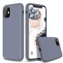 abitku Silicone Case for iPhone 11, Soft Liquid Silicone Gel Rubber Shockproof Protective Case Cover (Full Body Case with Microfiber Lining) Compatible with iPhone 11 6.1" 2019 (Lavender Gray)